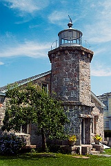 Stonington Harbor Lighthouse Tower in Connecticut
